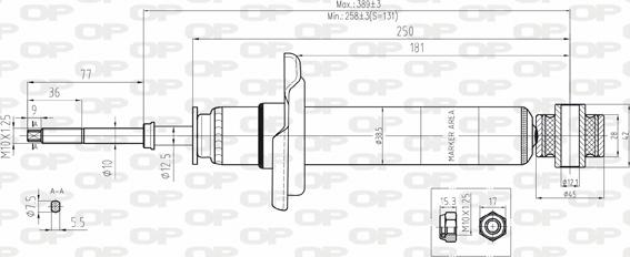 Open Parts SAB8102.32 - Amortisseur cwaw.fr