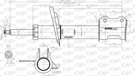 Open Parts SAB8107.31 - Amortisseur cwaw.fr