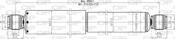 Open Parts SAB8115.32 - Amortisseur cwaw.fr