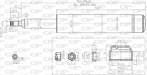 Open Parts SAB8135.31 - Amortisseur cwaw.fr