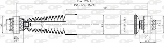 Open Parts SAB8175.32 - Amortisseur cwaw.fr