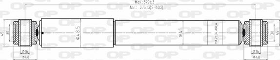 Open Parts SAB8171.12 - Amortisseur cwaw.fr