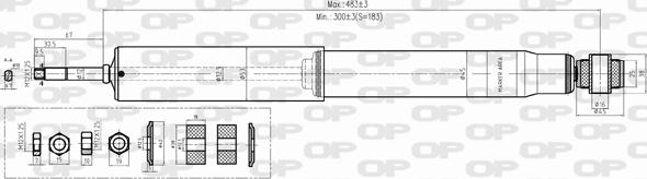 Open Parts SAB8399.32 - Amortisseur cwaw.fr