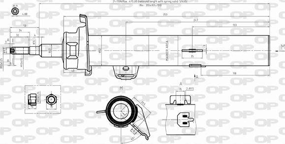 Open Parts SAB8398.31 - Amortisseur cwaw.fr