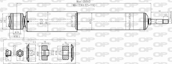 Open Parts SAB8346.32 - Amortisseur cwaw.fr