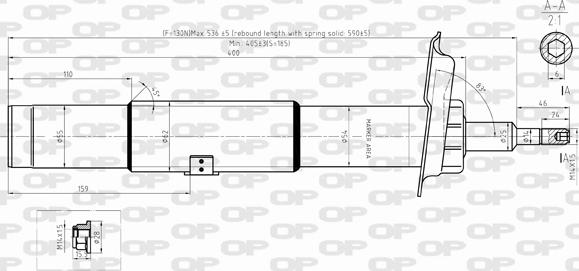 Open Parts SAB8343.31 - Amortisseur cwaw.fr