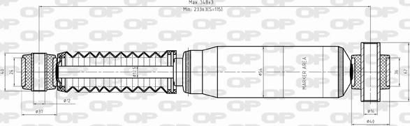 Open Parts SAB8355.32 - Amortisseur cwaw.fr