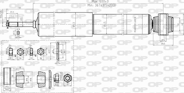 Open Parts SAB8353.32 - Amortisseur cwaw.fr