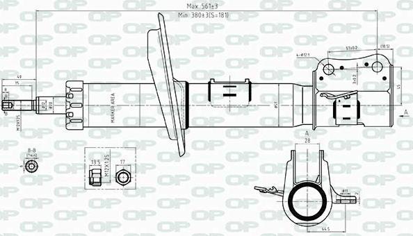 Open Parts SAB8364.31 - Amortisseur cwaw.fr