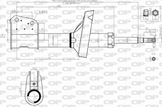 Open Parts SAB8362.11 - Amortisseur cwaw.fr