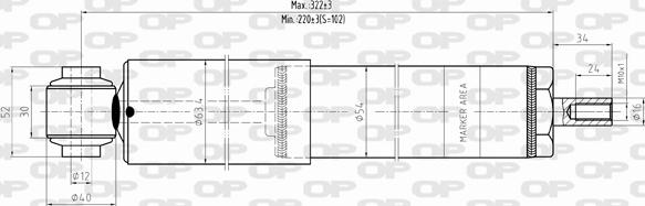 Open Parts SAB8304.32 - Amortisseur cwaw.fr