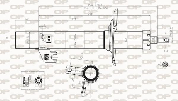 Open Parts SAB8306.31 - Amortisseur cwaw.fr