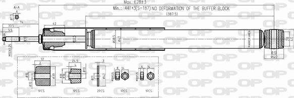 Open Parts SAB8319.32 - Amortisseur cwaw.fr