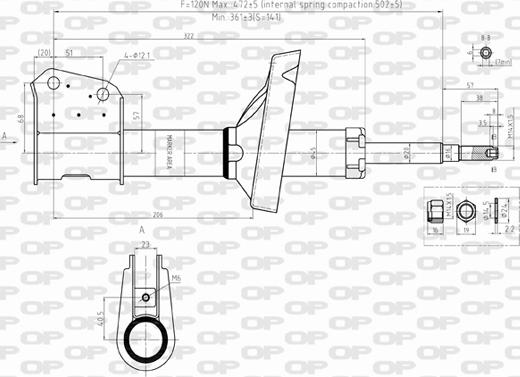 Open Parts SAB8315.31 - Amortisseur cwaw.fr