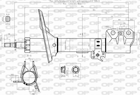 Open Parts SAB8310.31 - Amortisseur cwaw.fr