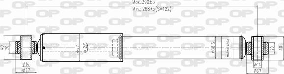 Open Parts SAB8318.32 - Amortisseur cwaw.fr