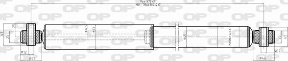 Open Parts SAB8317.32 - Amortisseur cwaw.fr