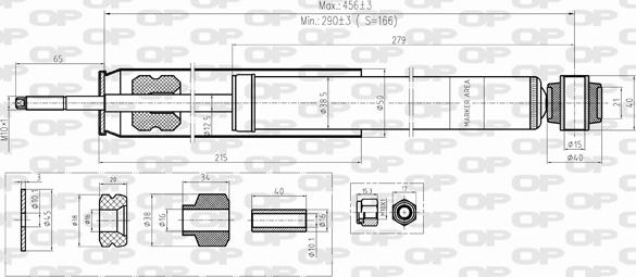 Open Parts SAB8389.32 - Amortisseur cwaw.fr