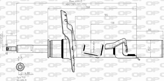 Open Parts SAB8386.31 - Amortisseur cwaw.fr