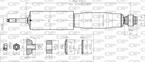 Open Parts SAB8380.31 - Amortisseur cwaw.fr