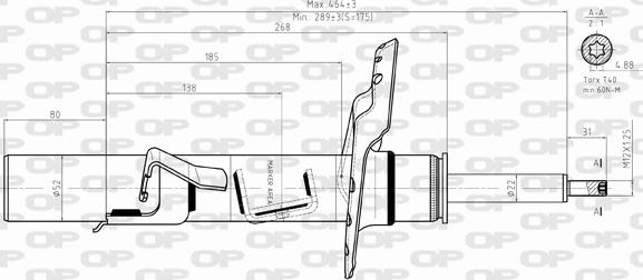 Open Parts SAB8387.31 - Amortisseur cwaw.fr