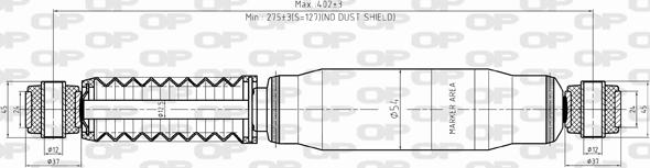 Open Parts SAB8330.32 - Amortisseur cwaw.fr