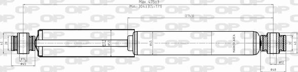 Open Parts SAB8338.32 - Amortisseur cwaw.fr