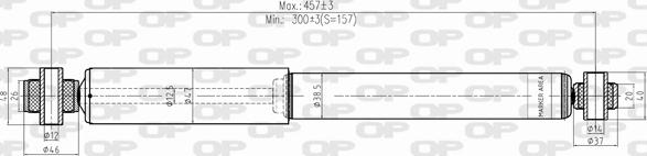 Open Parts SAB8337.32 - Amortisseur cwaw.fr