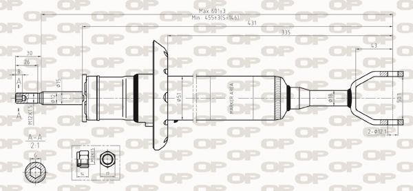 Open Parts SAB8324.31 - Amortisseur cwaw.fr