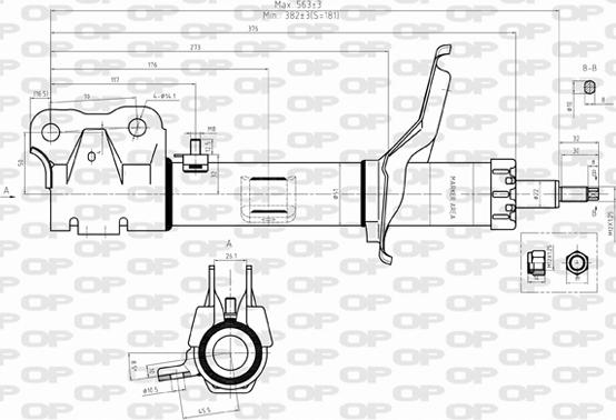 Open Parts SAB8326.31 - Amortisseur cwaw.fr