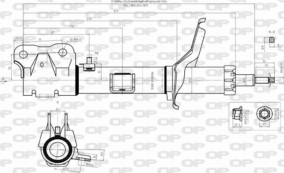 Open Parts SAB8321.31 - Amortisseur cwaw.fr