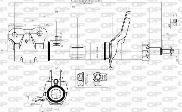 Open Parts SAB8322.31 - Amortisseur cwaw.fr