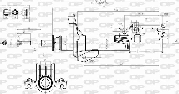 Open Parts SAB8327.31 - Amortisseur cwaw.fr