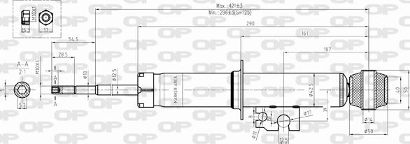 Open Parts SAB8372.32 - Amortisseur cwaw.fr