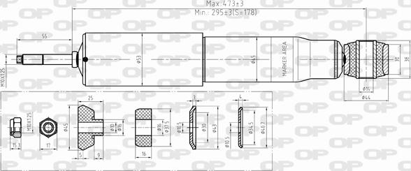 Open Parts SAB8377.32 - Amortisseur cwaw.fr