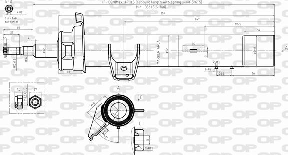 Open Parts SAB8291.31 - Amortisseur cwaw.fr