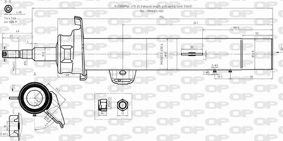 Open Parts SAB8292.31 - Amortisseur cwaw.fr