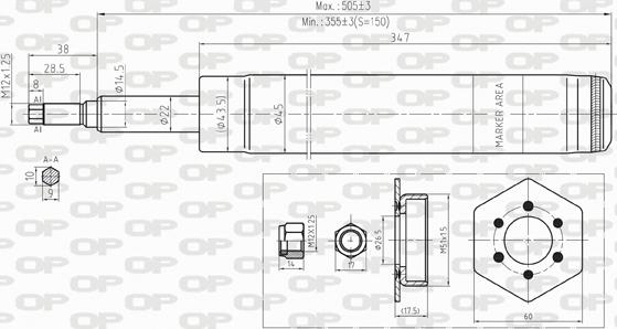 Open Parts SAB8244.11 - Amortisseur cwaw.fr