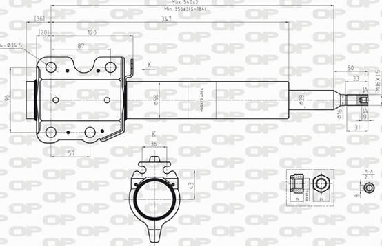 Open Parts SAB8240.31 - Amortisseur cwaw.fr