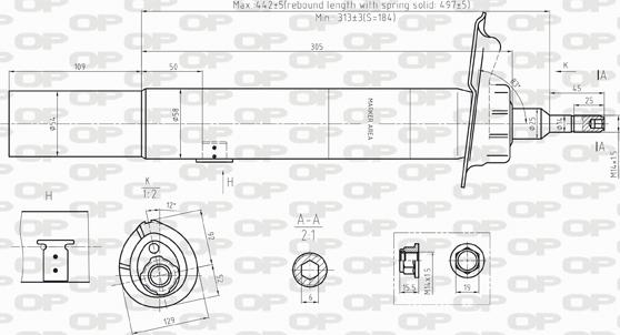 Open Parts SAB8241.31 - Amortisseur cwaw.fr