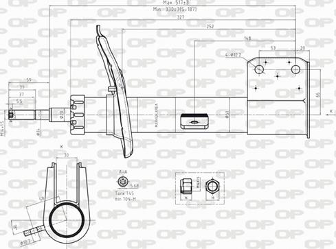 Open Parts SAB8242.31 - Amortisseur cwaw.fr