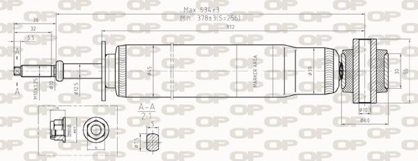 Open Parts SAB8259.32 - Amortisseur cwaw.fr