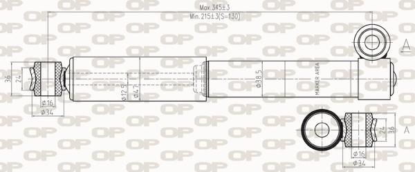 Open Parts SAB8253.32 - Amortisseur cwaw.fr