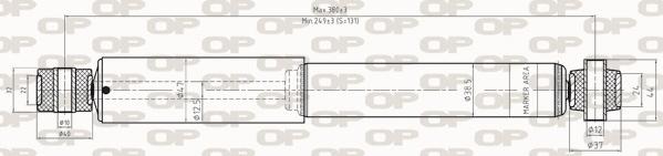 Open Parts SAB8252.32 - Amortisseur cwaw.fr