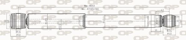 Open Parts SAB8264.32 - Amortisseur cwaw.fr