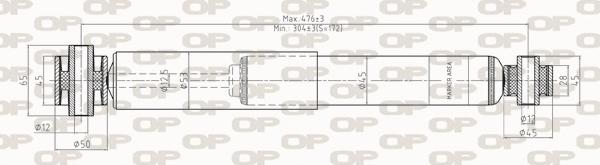 Open Parts SAB8260.32 - Amortisseur cwaw.fr