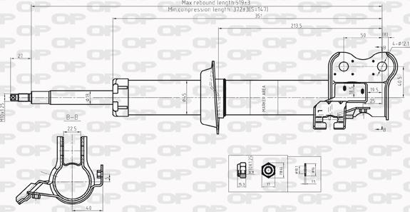 Open Parts SAB8210.31 - Amortisseur cwaw.fr