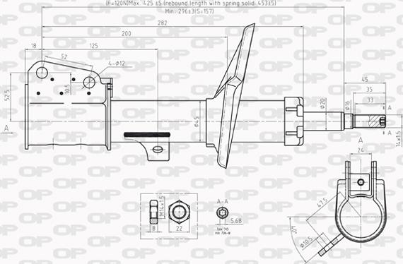 Open Parts SAB8213.31 - Amortisseur cwaw.fr