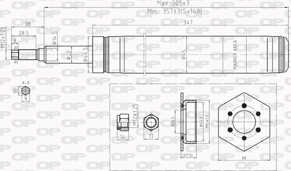 Open Parts SAB8212.31 - Amortisseur cwaw.fr