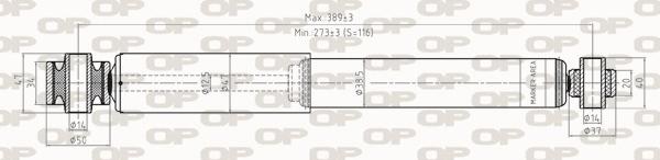 Open Parts SAB8286.32 - Amortisseur cwaw.fr